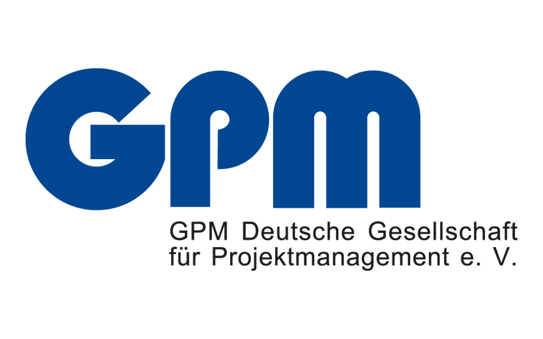 Logo GPM in blau