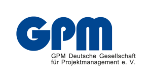 Logo GPM in blau