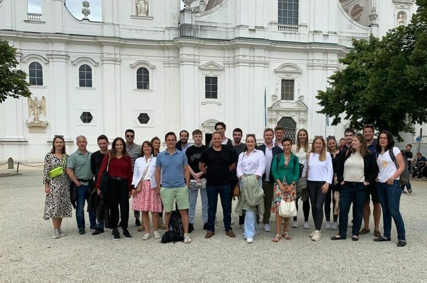 Das Team von ON MC auf Betriebsausflug in Passau